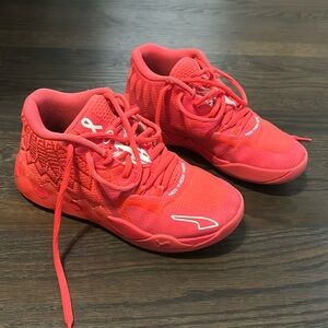 Lamelo Ball breast cancer awareness basketball shoes